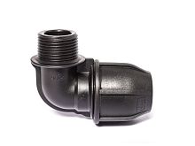 Колено PE  М 25-1" PN 16 ,Fish