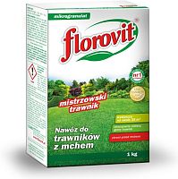 Удобрение газонное Florovit с большим содержанием железа 5 кг