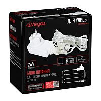 Блок питания (преобразователь)  220V/24V, мощность12 W максимальное подключение 500 LED