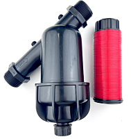 Фильтр 1-1/4"нар х 1-1/4"нар дисковый (угловой) 120mesh, GH арт: 1740D120Р