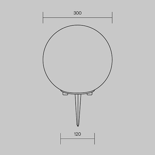 Ландшафтный светильник Erda O594FL-01W (30Вт IP 54) фото 3