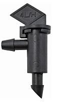 Капельница разборная флажок 1/4", 1 bar черная, 4 л/ч GH арт. TAD0104
